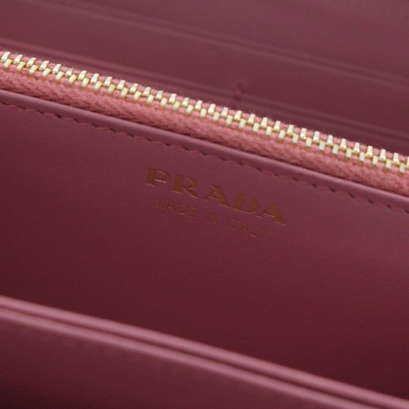 Prada long wallet logo pink - Picture 8 of 10